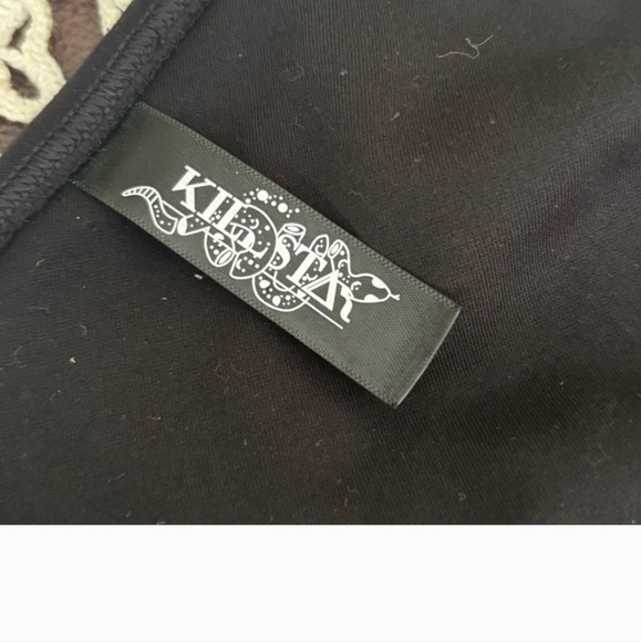 ***SOLD***KILLSTAR NWOT Black Strappy Pentagram Halter Top. XL - Picture 11 of 11